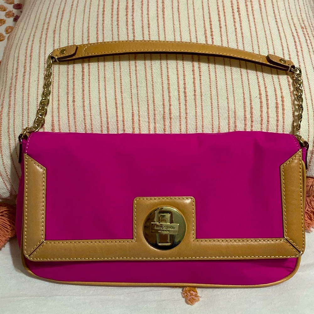 Kate Spade bag with chain and leather handle
